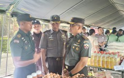 Sambut Hari Raya Idul Fitri 1446 H, Kodim 1619 Tabanan Ikut Serta Dalam Bazar Ramadhan