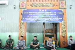 Indahnya Kebersamaan, Sinergitas Kodim 0829 dan Polres Bangkalan Gelar Pengajian Bersama di Bulan Ramadhan