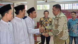 Lapas Narkotika Kelas IIA Pamekasan Mengikuti Kegiatan Pemberian Remisi Khusus Hari Raya Nyepi dan Hari Raya Idul Fitri 1456 H Secara Virtual