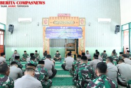 Berkah dan Indahnya Kebersamaan, Sinergitas Kodim 0829 dan Polres Bangkalan Gelar Pengajian di Bulan Ramadhan