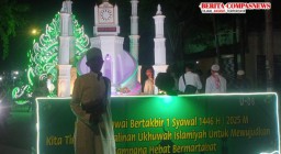 Meriahkan Pawai Takbiran Idul Fitri 1446, Remas Masjid Al Hikmah Ikut Partisipasi