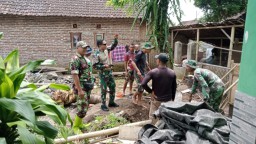 Dandim 0822 Tinjau Pelaksanaan TMMD, Pastikan Progres Pembangunan Berjalan Lancar