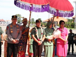 Kapolda Bali Sambut Kedatangan Pangdam IX/ Udayana