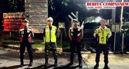 Polres Bandara Gelar Patroli Blue Light di Malam Hari