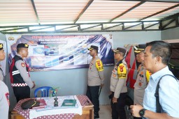 Kapolres Klungkung Tinjau Pos Operasi Ketupat Agung 2025 di Nusa Penida
