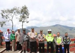 Pastikan Aman Bencana Alam , Kapolres Tinjau Kawasan Wisata Gunung Bromo Tosari