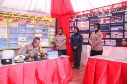 Kapolres Metro Jakarta Timur Tinjau Pospam Panasonic Dan Pantau Arus Balik Lebaran 1446 H.