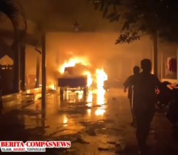 Sebanyak Empat Kendaraan Milik Warga Desa Tlagah yang Terbakar, Diduga Pelaku Orang Tidak Dikenal