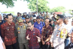 Kapolres Klungkung Pimpin Pengamanan Proses Eksekusi Lahan Pembangunan PKB