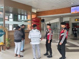 Antisipasi Gangguan, Polres Ngurah Rai Laksanakan Patroli KRYD di Area Bandara