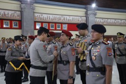 Polda Bali Laksanakan Serah Terima Jabatan Pejabat Utama Polda Bali