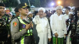 Kapolres Bangkalan Terjunkan Ratusan Personel Lakukan Pengamanan Haul Akbar 1 Abad Syaikhona Muhammad Kholil