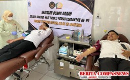 Setetes Darah Untuk Sejuta Harapan di Hari Bakti Pemasyarakatan ke- 61 Untuk Kemanusiaan