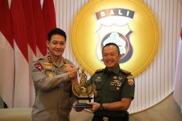 Bentuk Sinergitas, Kapolda Bali Terima Kunjungan Pangdam IX/Udayana