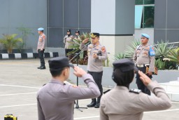 Kapolresta Tangerang Ajak Personel Sukseskan Program Pemerintah dan Commander Wish Kapolda Banten