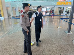 Polres Bandara Ngurah Rai Tingkatkan Pengamanan di Terminal Internasional