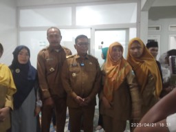 Gubernur Banten Kunjungi Kecamatan Cimanggu Apresiasi Kinerja Bidan Desa Fina Ulfah