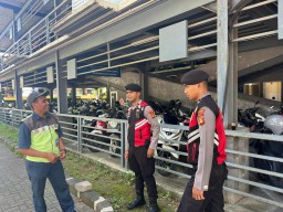 Polres Bandara Ngurah Rai Gelar Giat Patroli Ciptakan Situasi Aman Kondusif