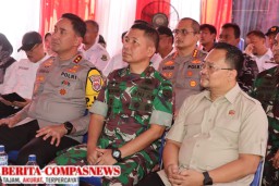 Kapolresta Tangerang Dampingi Kapolda Banten dalam Vidcon Gerakan Tanam Padi Serentak Bersama Presiden RI