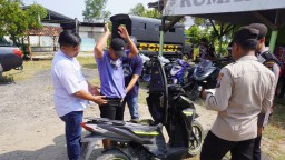 Maraknya Motor Hasil Curian Dijual ke Madura, Polres Bangkalan Gelar KRYD Razia Terpadu Secara Rutin