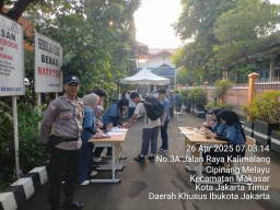 Polisi Amankan Kegiatan EPIC 5.0 di SMAN 81 Cipinang Melayu, Ribuan Pelajar Antusias Ikuti Lomba.