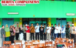 Tiga Pilar Kebon Manggis Monitor Pemilihan Ketua RW 04, Bhabinkamtibmas Sampaikan Pesan Kamtibmas.
