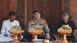 Kapolresta Denpasar Sambang di Puri Agung Jrokuta, Jaga Kamtibmas Bersama