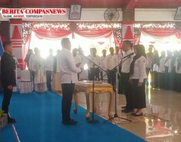 Pemkab Sampang Lantik 247 ASN, Bupati Slamet Junaidi Beri Arahan