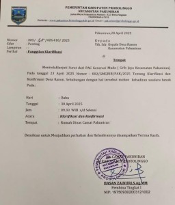 Kades Ranon Mangkir dari Panggilan Camat Pakuniran