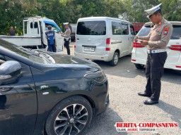 Operasi Gabungan 2025: Satlantas Polres Sampang Tilang 132 Pengendara