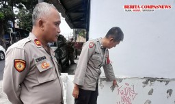 Tindak Lanjut Laporan Warga, Polisi Cek Aksi Vandalisme di Bambu Apus.
