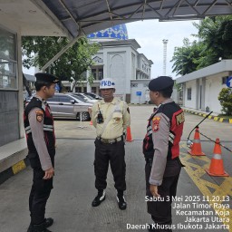 Satsamapta Polres Pelabuhan Tanjung Priok Giatkan Patroli Dialogis untuk Ciptakan Kamtibmas Aman