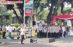 Polisi Gelar Apel Pembinaan dan Penyuluhan Pelajar Se-Wilayah Polda Metro Jaya.