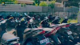 Daftar Puluhan Motor Hasil Razia Polres Bangkalan, Masyarakat Bisa Cek Langsung di Sosial Media