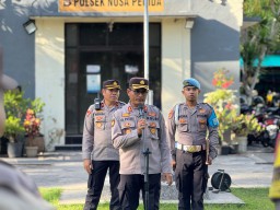 Polres Klungkung Gelar Apel Kesiapan Pengamanan Eksekusi Lahan di Nusa Penida