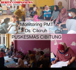 Monitoring PMT Menjadi Kegiatan Rutin Bulanan Puskesmas Cibitung.