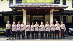 Wakapolres Metro Jaktim Tinjau Lahan Ketahanan Pangan di Bambu Apus, Dorong Kemandirian Pangan Institusional.