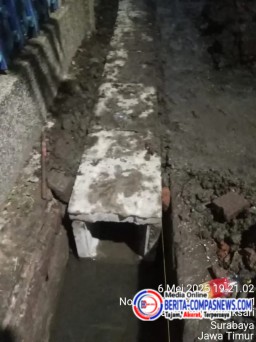 Sapura Soroti Dugaan Ketidaksesuaian Proyek Uditch Dana Kelurahan di Tambaksari Surabaya