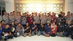 Perkuat Sinergi dengan awak media, Kapolres Metro Jakarta Timur Silaturahmi Bersama Pena Timur
