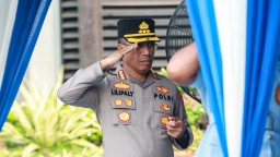 Kapolres Metro Jaktim Hadiri Sertijab Pangkoopsud I TNI AU di Halim Perdanakusuma.