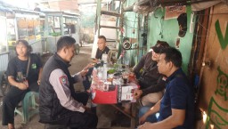 Bhabinkamtibmas Pinang Ranti Sambangi dan Bina Ormas, Ajak Jaga Kamtibmas dan Tertib Sosial.