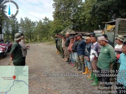 Patroli Gabungan Digelar di Wilayah Perhutani BKPH Cikeusik, RPH Cibingbin