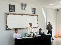 Tingkatkan Kemampuan Personil, Polres Bandara Ngurah Rai Gelar Latihan Beladiri Polri