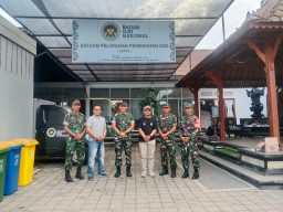 Dandim 1616/Gianyar Tinjau Kesiapan SPPG/Dapur Sehat Badan Gizi Nasional di Desa Keramas