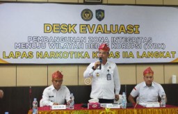 Siap Meraih Predikat WBK, Lapas Narkotika Langkat Ikuti Desk Evaluasi Pembangunan Zona Integritas Tahun 2025