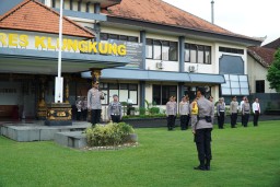 Kapolres Klungkung Pimpin Apel Jam Pimpinan, Tegaskan Komitmen Berantas Premanisme