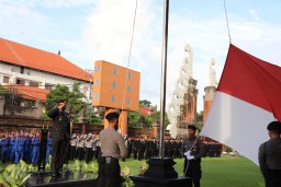 Peringati Hari Kebangkitan Nasional, Polda Bali Gelar Upacara Bendera