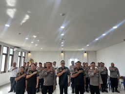 Personil Polres Bandara Ngurah Rai Ikuti Sosialisasi Penyuluhan Hukum Dari Bidkum Polda Bali