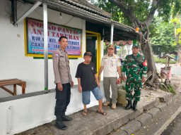 Pengecatan Posko FBR Gardu 022 Berjalan Lancar, Polisi Apresiasi Sikap Kooperatif