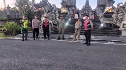 Polres Jembrana Gandeng TNI dan Satpol PP Amankan Grand Final Jegeg Bagus 2025
